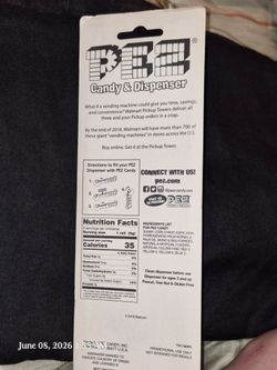 PEZ Dispenser + Candy (collectible, unopened)