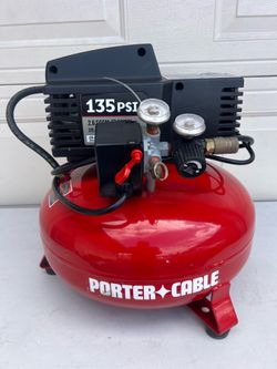 PORTER CABLE ELECTRIC COMPRESSOR 6 GALLONS
