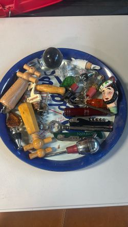 Old Wine Openers And Tops