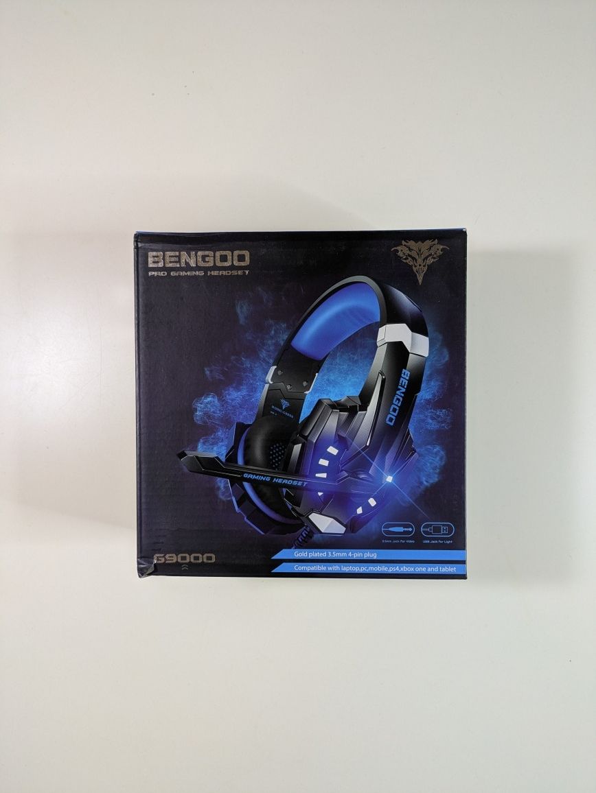 Blue Gaming Headset with Microphone