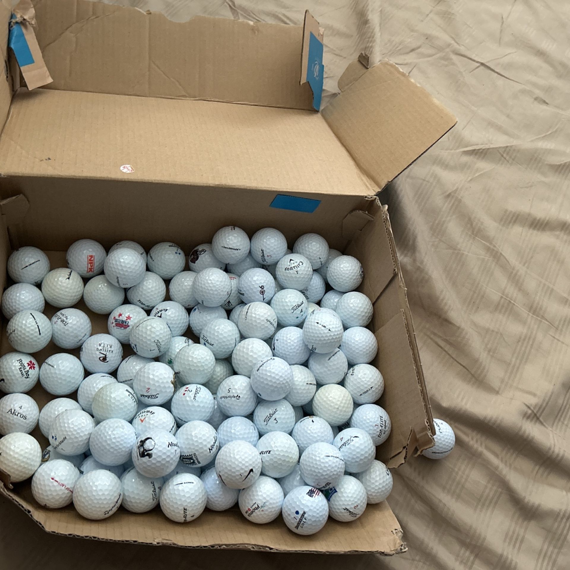 Assortment Of Random Golf Balls 