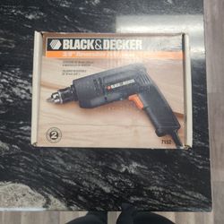 Black & Decker 3/8 Reversible Drill 