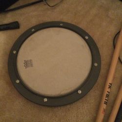 Practice Drum With 2 Sticks 