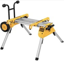 DW 7440RS 33 lbs. Heavy Duty Rolling Table Saw Stand with Quick-Connect Stand Brackets