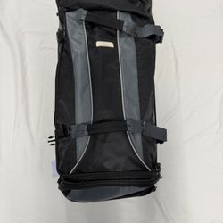 American Tourister Black and Gray Duffel Bag