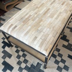Cowhide Coffee Table