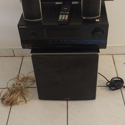 Polk And Sony Surround Sound System 