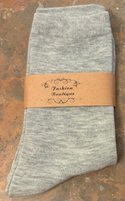 New women’s grey dress socks size 9-11