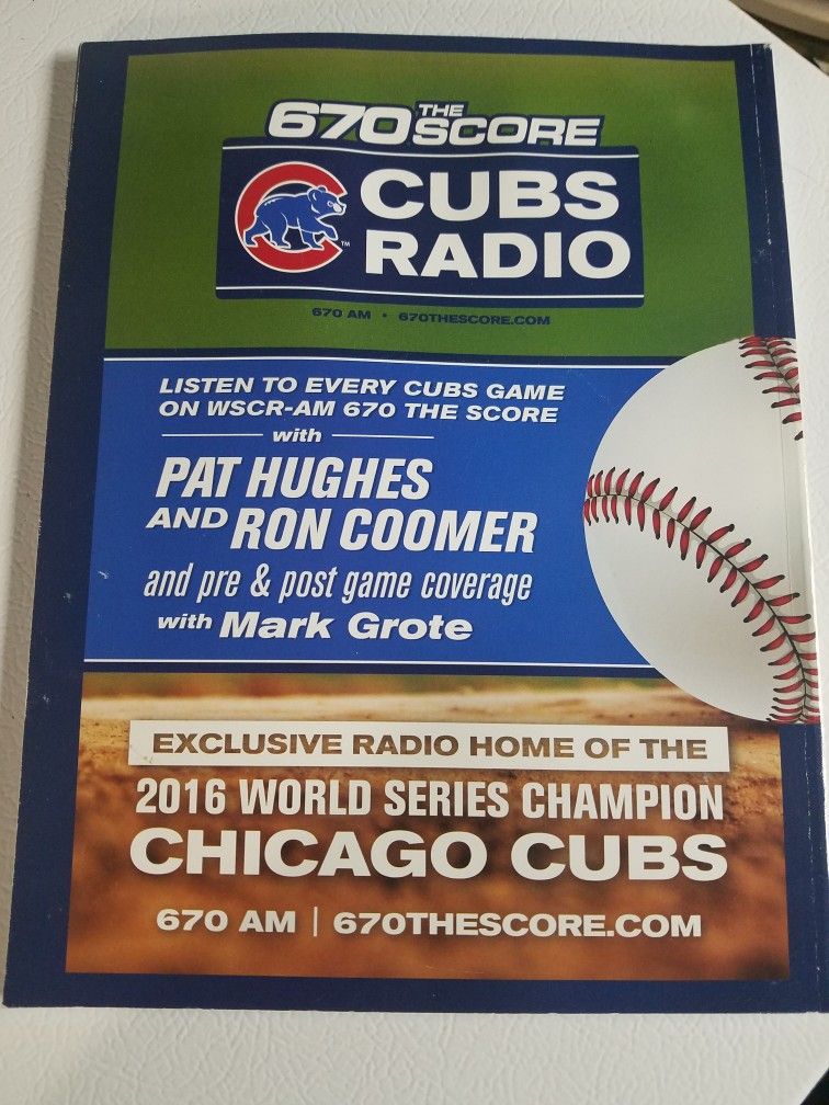 ⚾️Chicago Cubs Commemorative 2016 Championship Magazine Issue