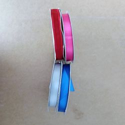 4 Rolls Of Small Ribbons 