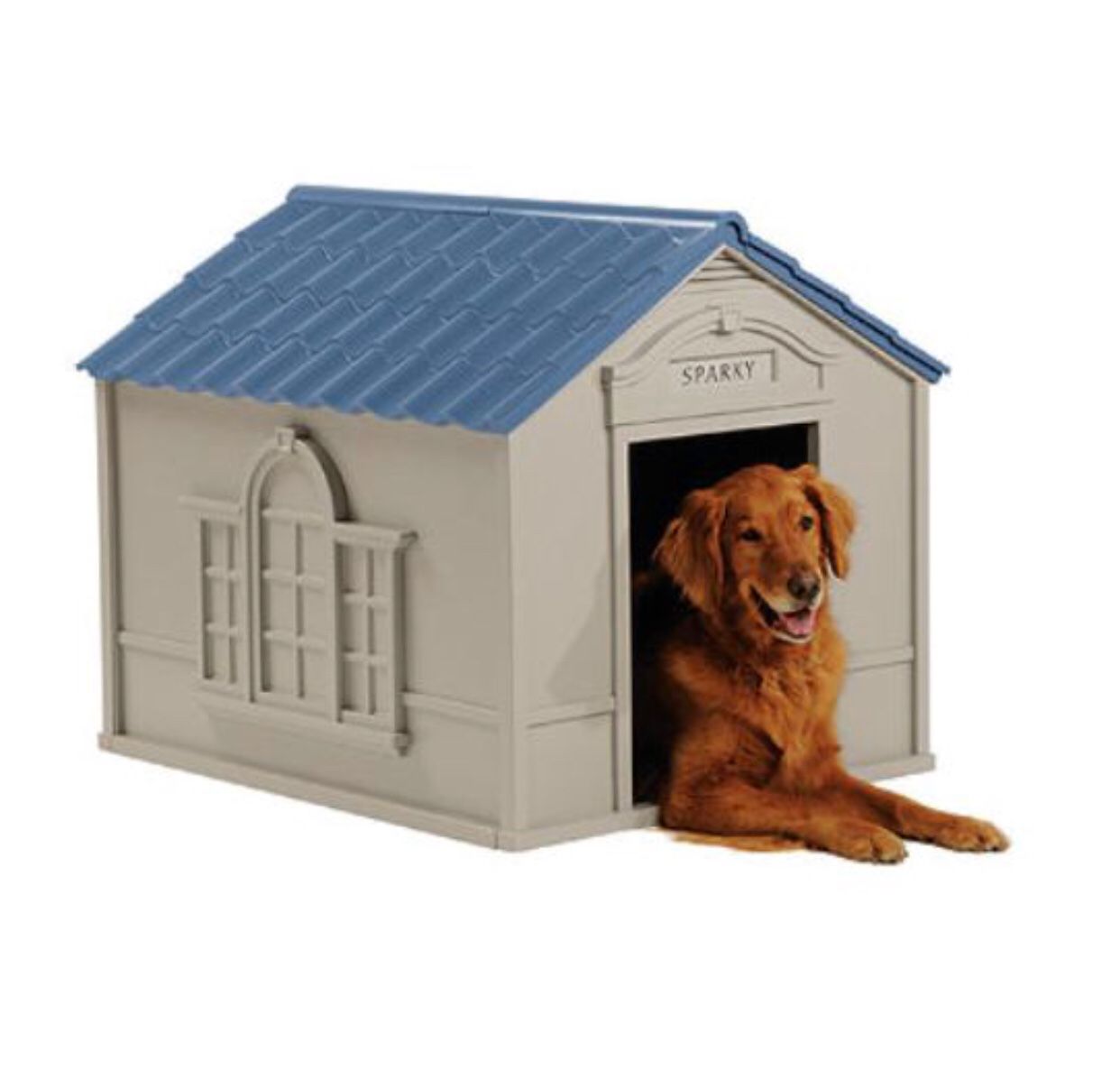 Suncast Deluxe Personalized Large Dog House DH 350