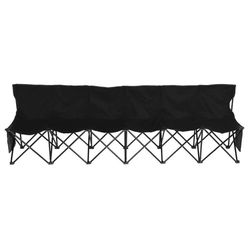 6 Seats Portable Folding Bench For Sports Camping