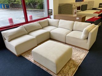 Modular Sectional with Ottoman
