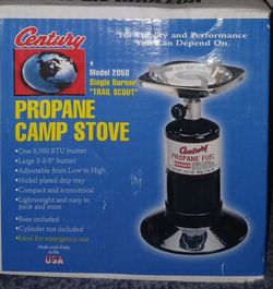 New Old Stock Century Propane Stove