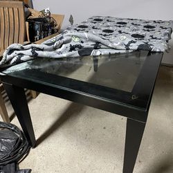 Black Chairs And Table