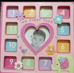 12 months baby girl frame