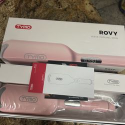 TYMO ROVY Wave Curling Iron Compact Pink Professional Hair Styler