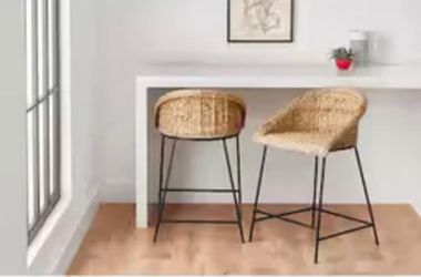 Wicker Woven BarStools (3)