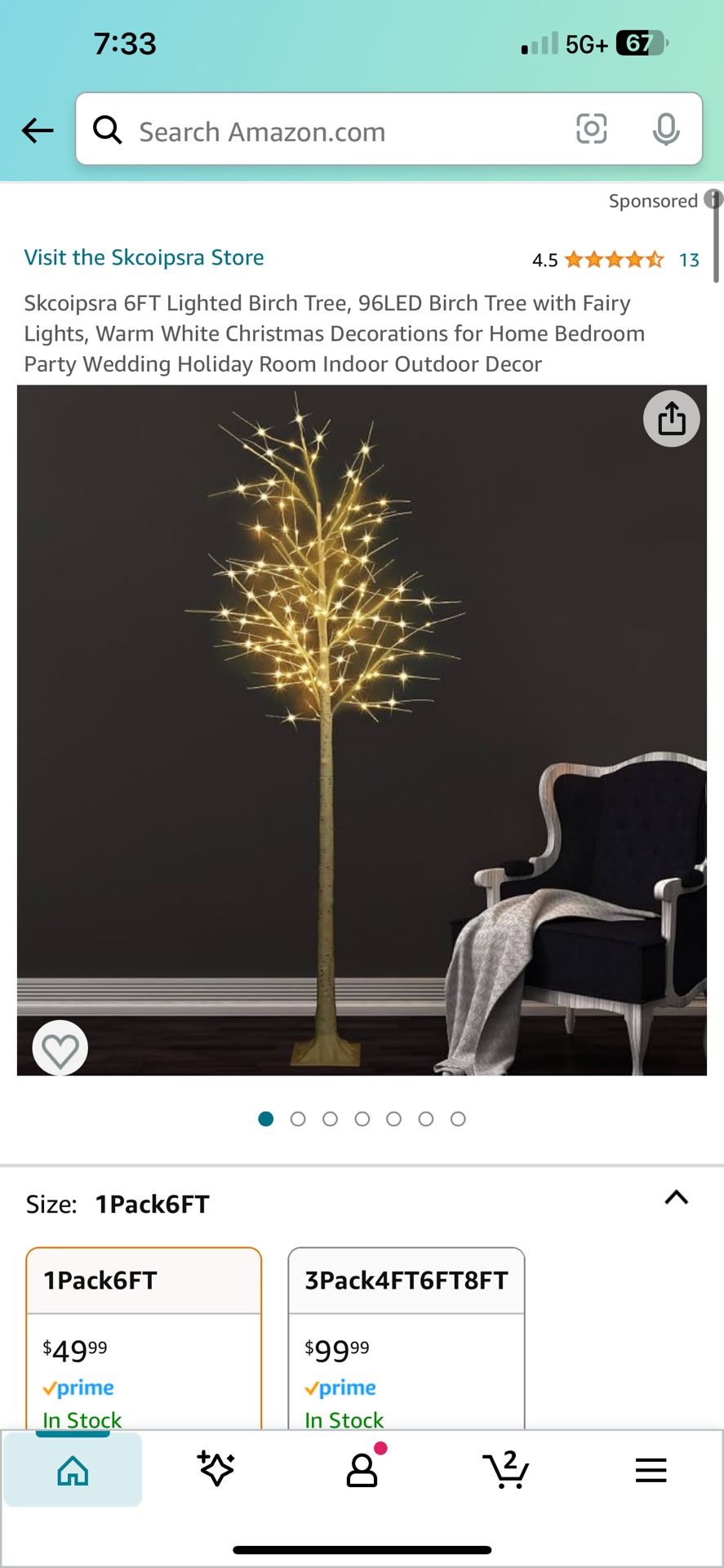 Artificial Tree ( Light Up)