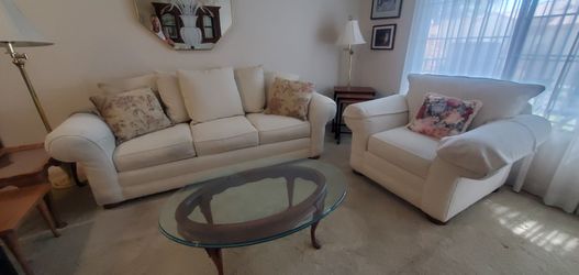 Living room set sofa, chair coffee table