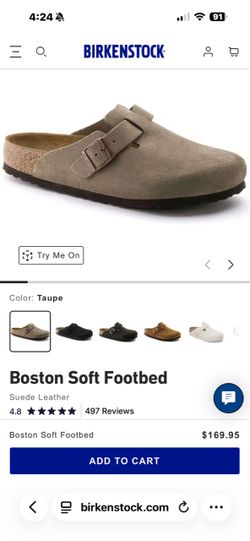New Birkenstocks clogs