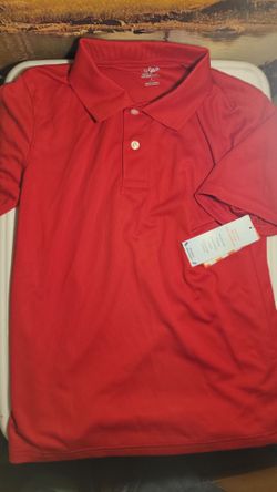NEW Red Cat & Jack school uniform polo shirt L