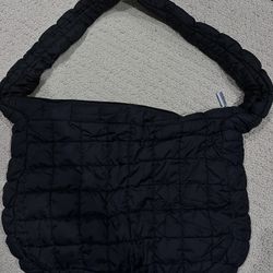 quilted tote bag