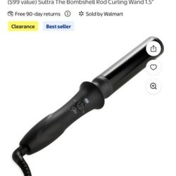 Sultra The Bombshell Rod Curling Iron, with Protective Heat Glove