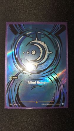 Mind Rune R03a 166 ON HAND Vendetta Alternate Art Riftbound Near Mint