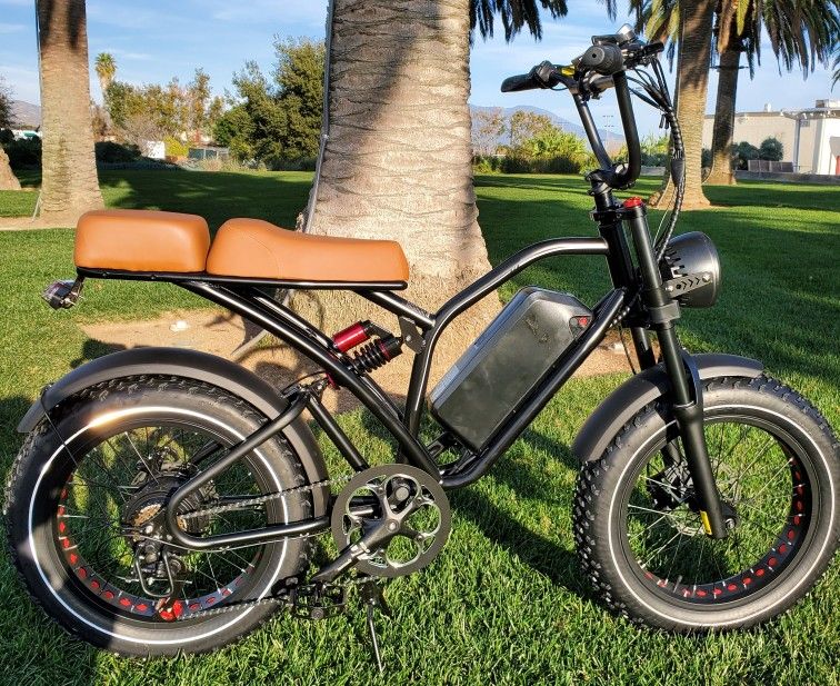 NEW! 1000 Watt E BIKE LONG DISTANCE 50 75 Mile Range 33MPH 2 Riders