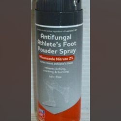 Brand New RITE AID ANTIFUNGAL ATHLETE'S FOOT POWDER SPRAY 4.6 OZ