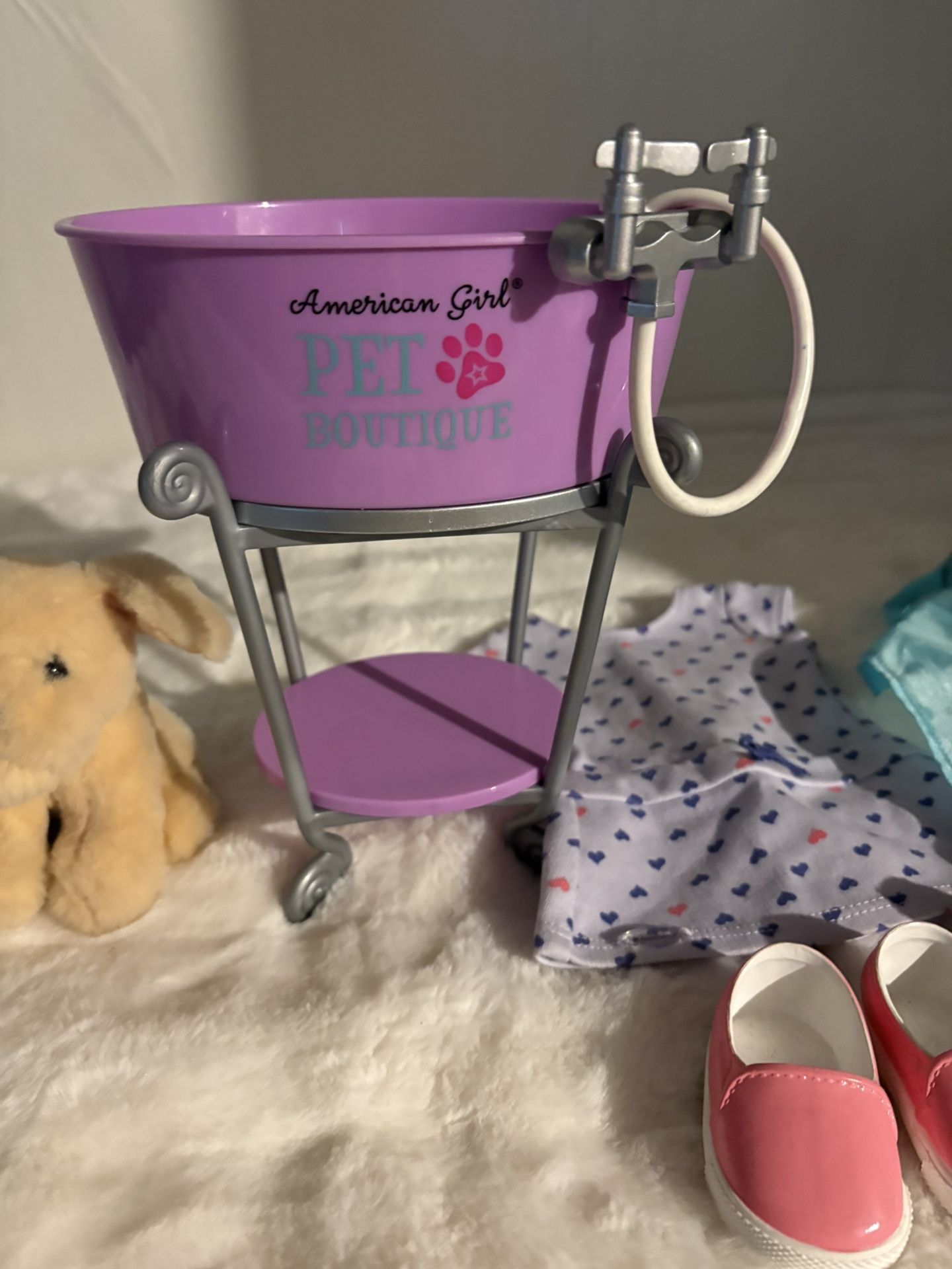 American Girl dog salon and outfit
