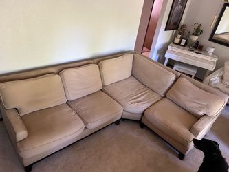 Free section couch with damage