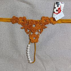 New Embroidery Thong 