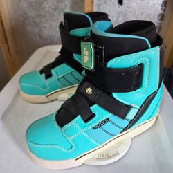 Humanoid Howl Wakeboard Bindings Boots Aqua/White Size 6-8/EU 38-41