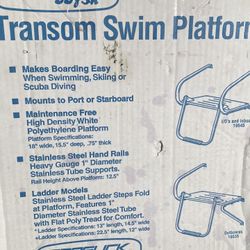 New Boat Marine Swimming Platform 