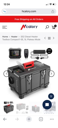 HCALORY SS2 Diesel Heater Toolbox Compact-SE (6L)