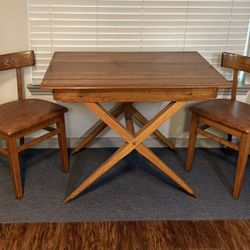 Antique Dining Table And Chairs For Two