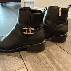 Tommy Hilfiger Ankle Boots, Leather Size 8