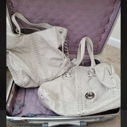 New With Tags Michael Kors Weekender Leather Luggage Set 