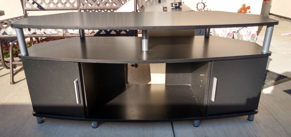 Black TV Stand For Up To 50"