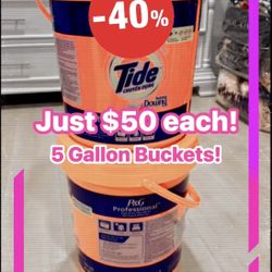 5 Gallon Tide Detergent/ 5 Galones Con Suavitel