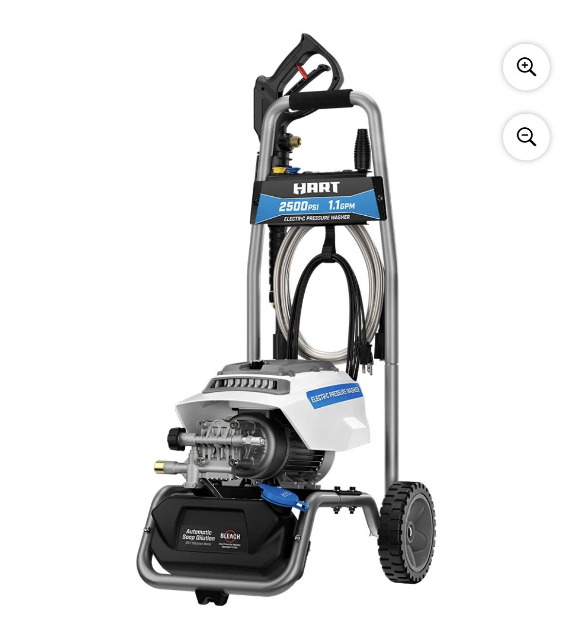 HART 2500 PSI at 1.1 GPM 120V Electric Brushless Cold Water Pressure Washer
