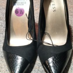 Guess Black Heels Size 6.5