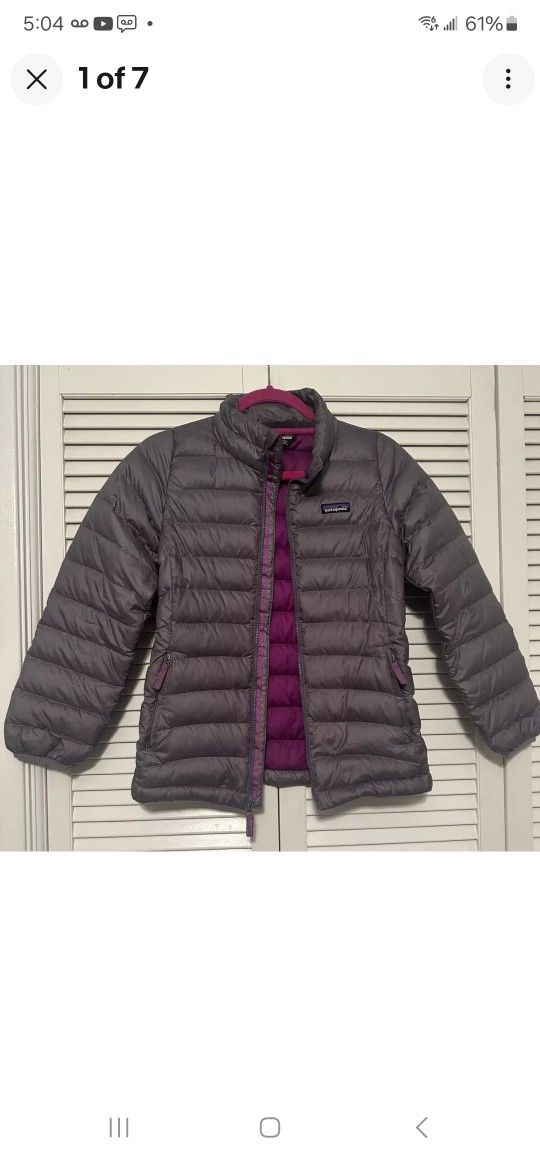 Girl Patagonia Jacket Size Large