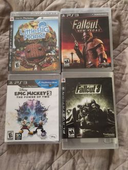PS3 Games like new condition