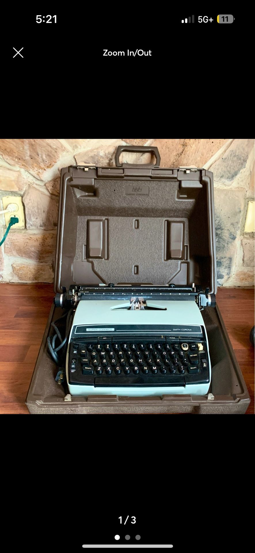 Electric Smith Corona Vintage Type Writer