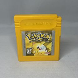 Pokémon Yellow Version Gameboy Game