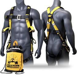 Safety Harness [PREMIUM SHOULDER PADDING] Full Body
