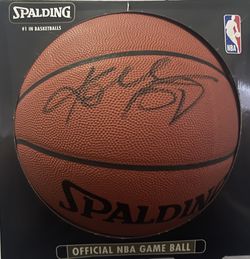 Signed Kobe Basketball - New Spalding
